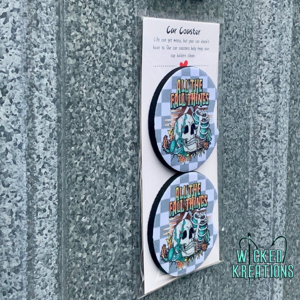 All The Fall Things Car Coaster Set - RTS