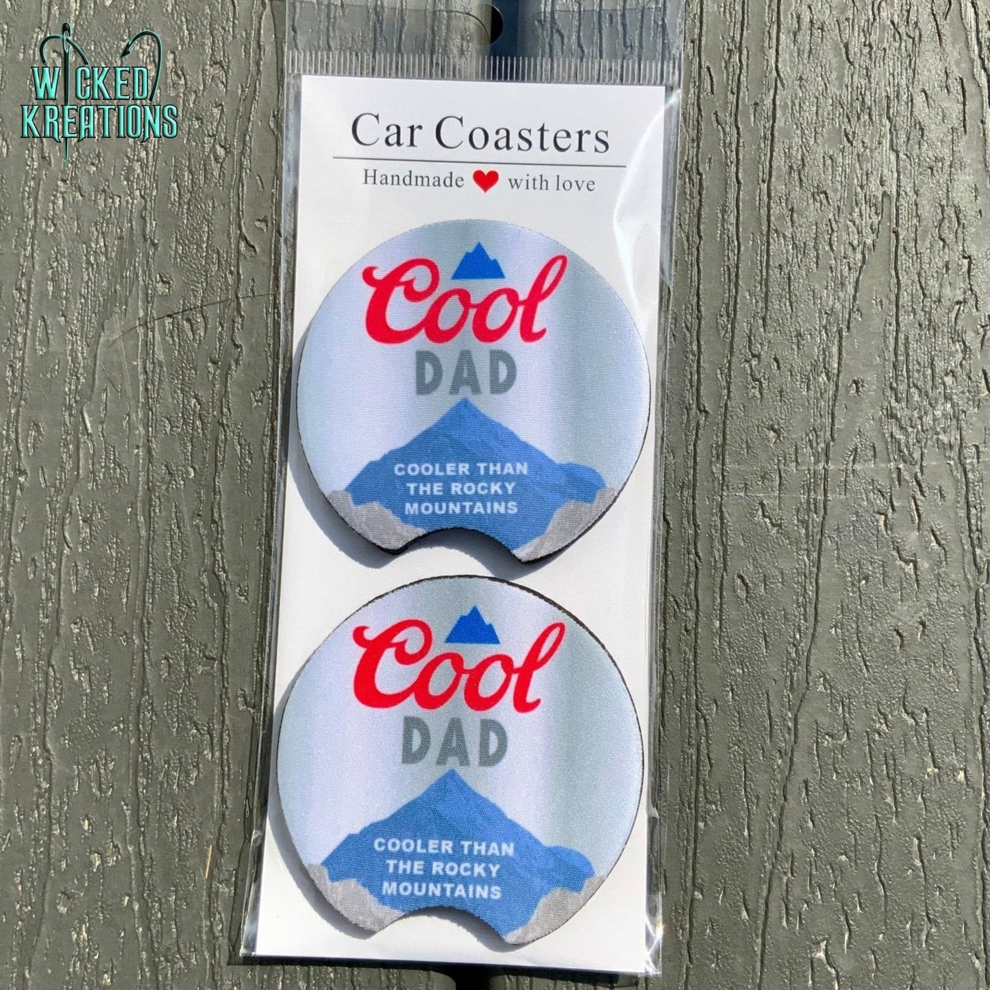Cool Dad Car Coaster Set - RTS