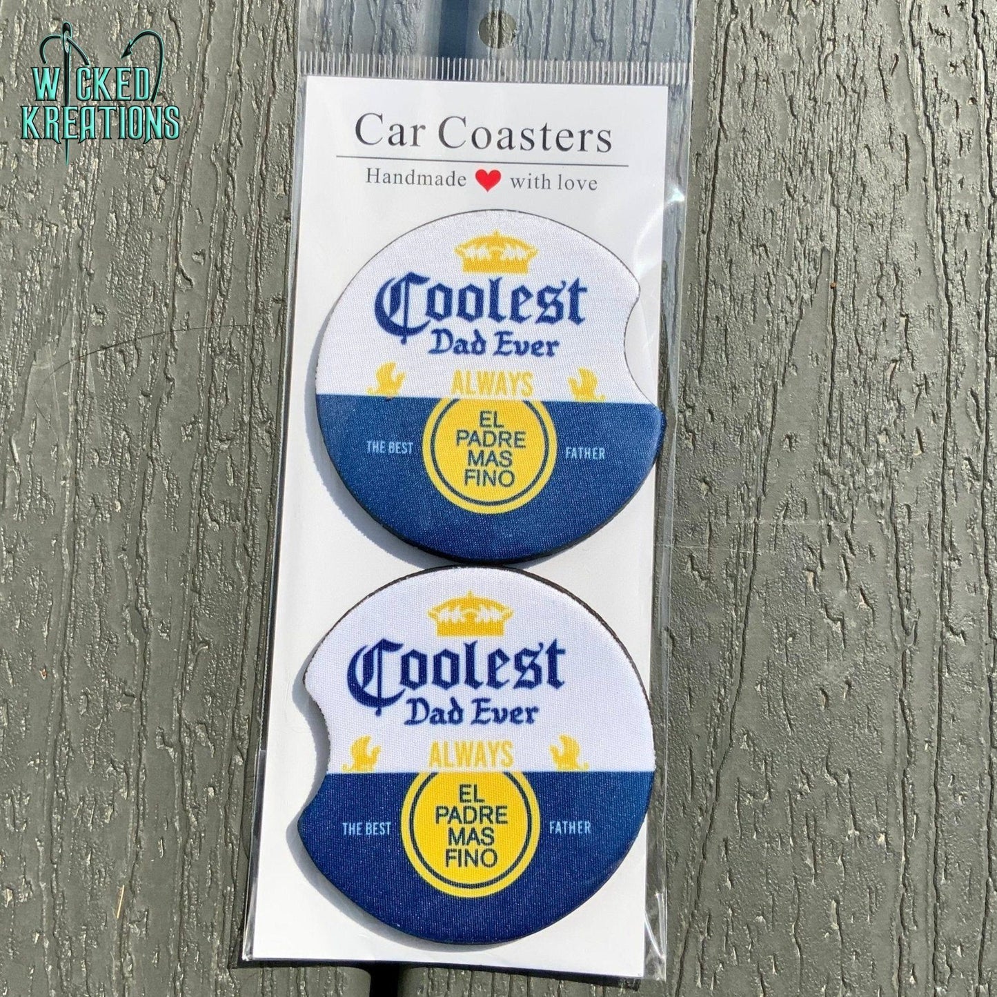 Coolest Dad Ever Coaster Set