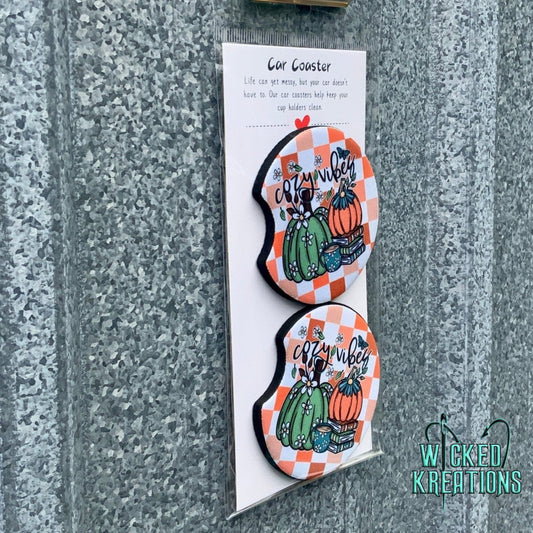 Cozy Vibes Car Coaster Set - RTS