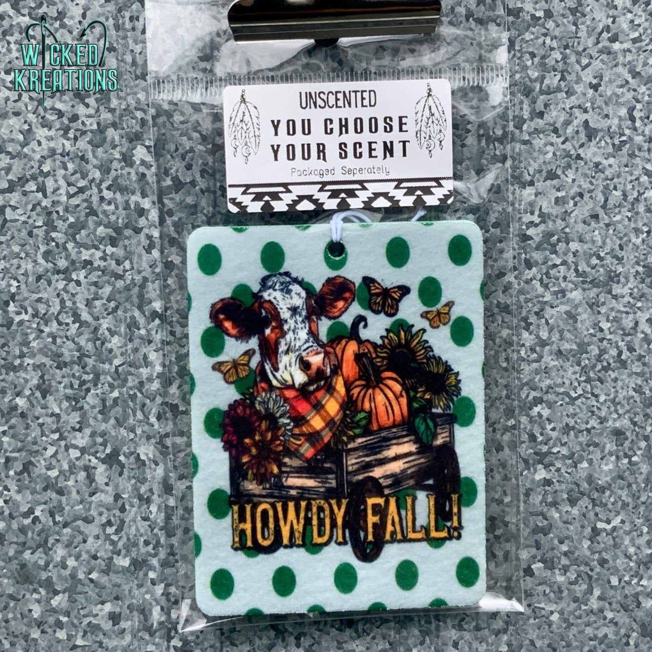 Howdy Fall Felt Freshie - RTS