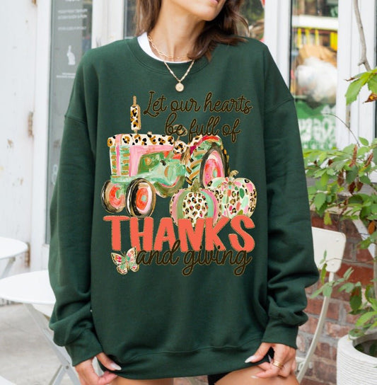 Let Our Hearts Be Full of Thanks & Giving T-Shirt