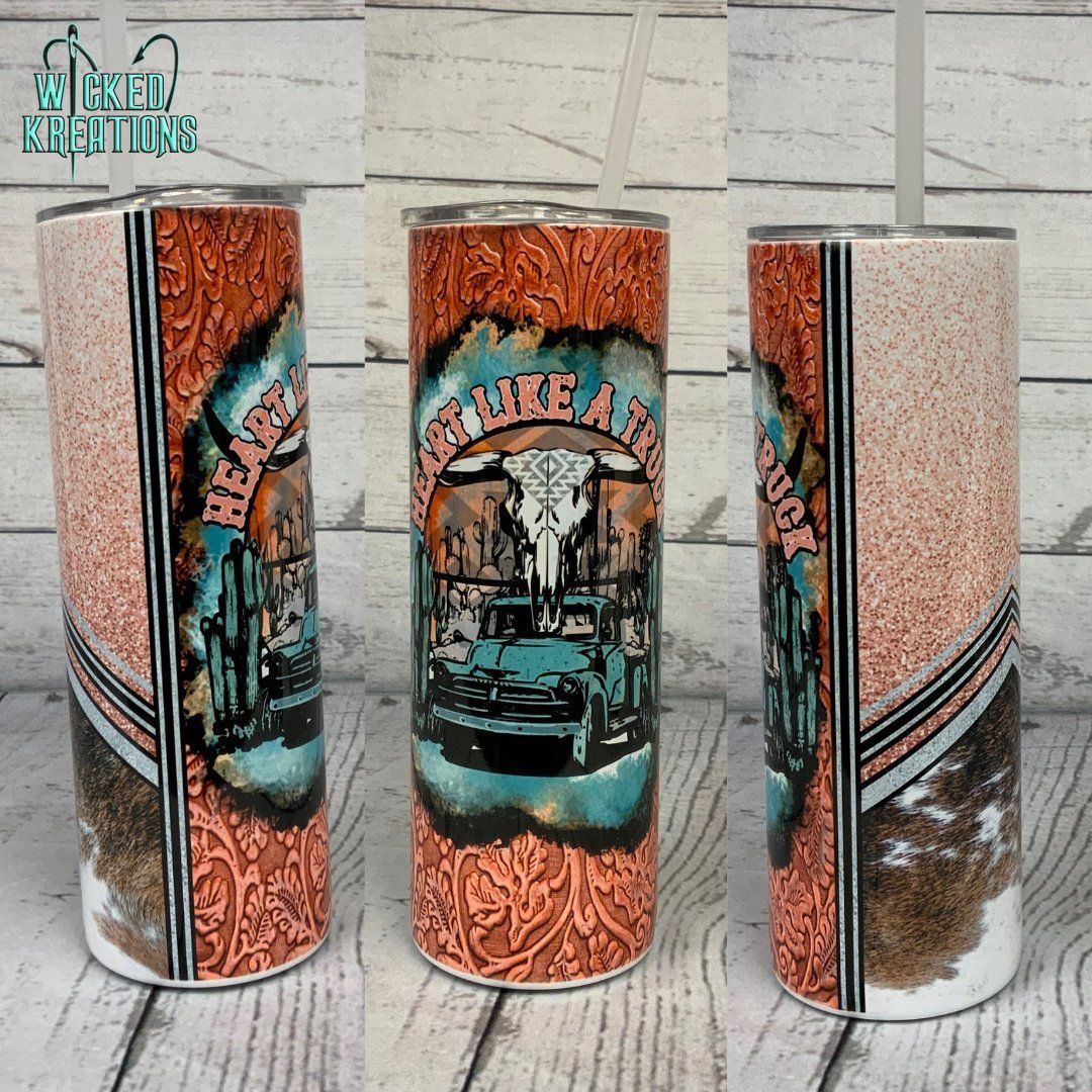 RTS - Heart Like a Truck Tumbler