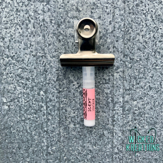 Small Town Rebel Teal & Pink Felt Freshie - RTS