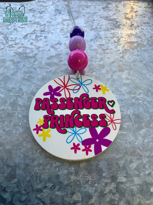 Passenger Princess Hanging Car Charm