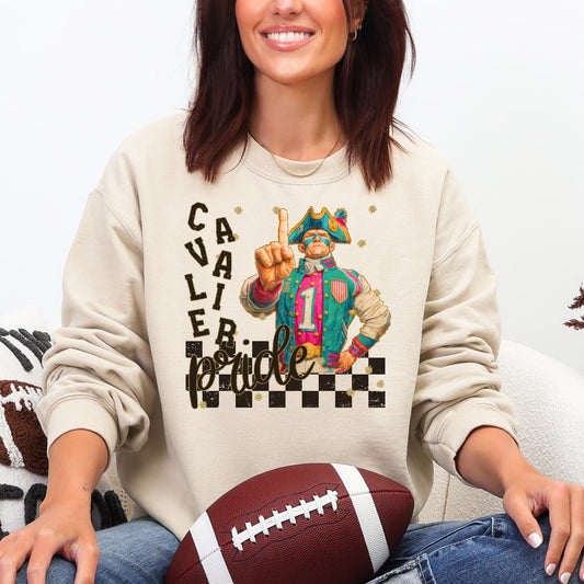 Cavaliers Pride Grunge Mascot T-Shirt