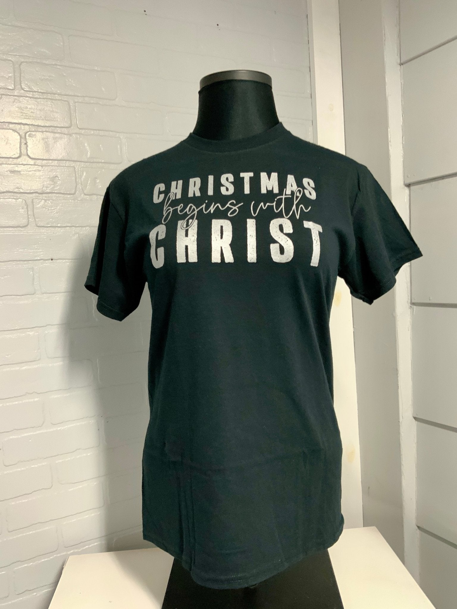 Christmas Begins With Christ T-Shirt - RTS