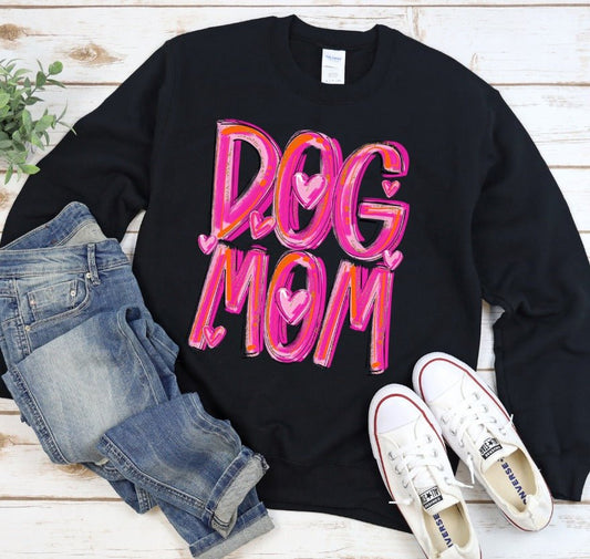 Dog Mom/ Cat Mom Pretty In Pink T-Shirt