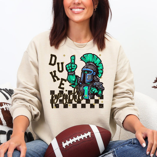 Duke Pride Grunge Mascot T-Shirt
