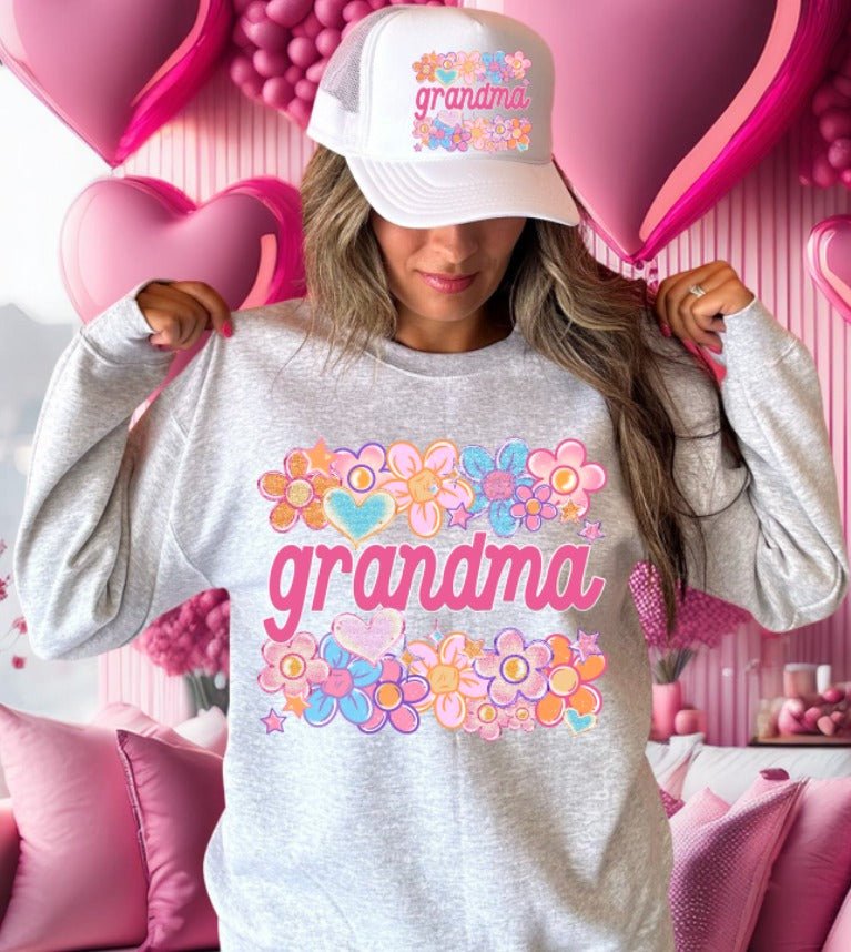 Floral Heart Custom Word/Name T-Shirt