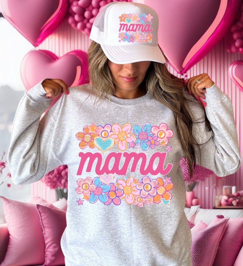 Floral Heart Custom Word/Name T-Shirt
