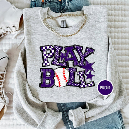 Play Ball Baseball T-Shirt