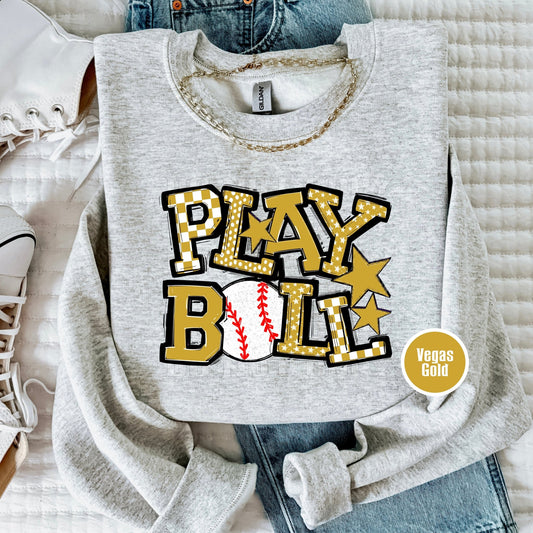 Play Ball Baseball T-Shirt