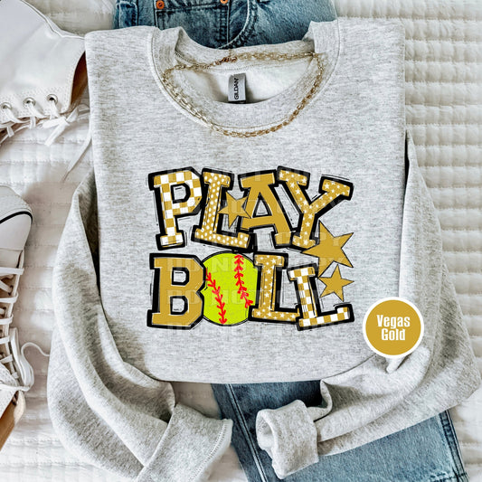 Play Ball Softball T-Shirt