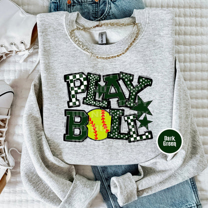 Play Ball Softball T-Shirt