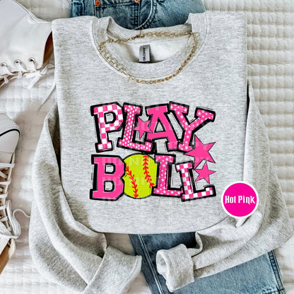 Play Ball Softball T-Shirt