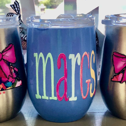 Preppy States/MARGS Wine Tumbler - RTS