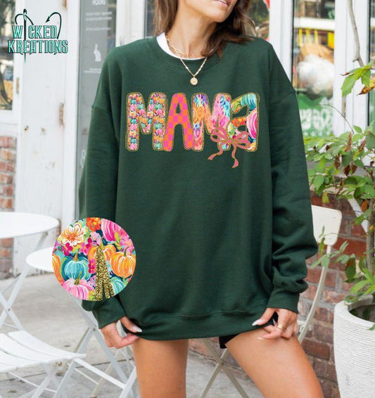 Pretty Pumpkin Alpha Mama T-Shirt