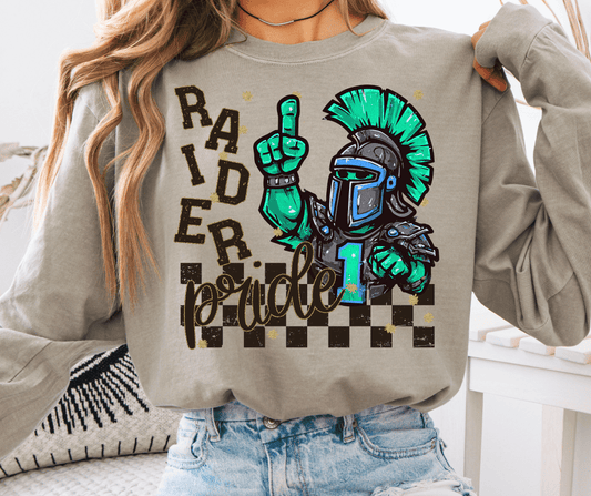 Raiders Pride Grunge Mascot T-Shirt