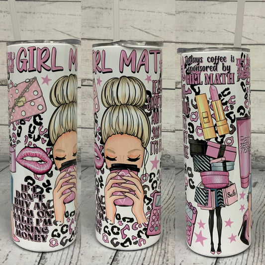 RTS - Girl Math Blonde Tumbler