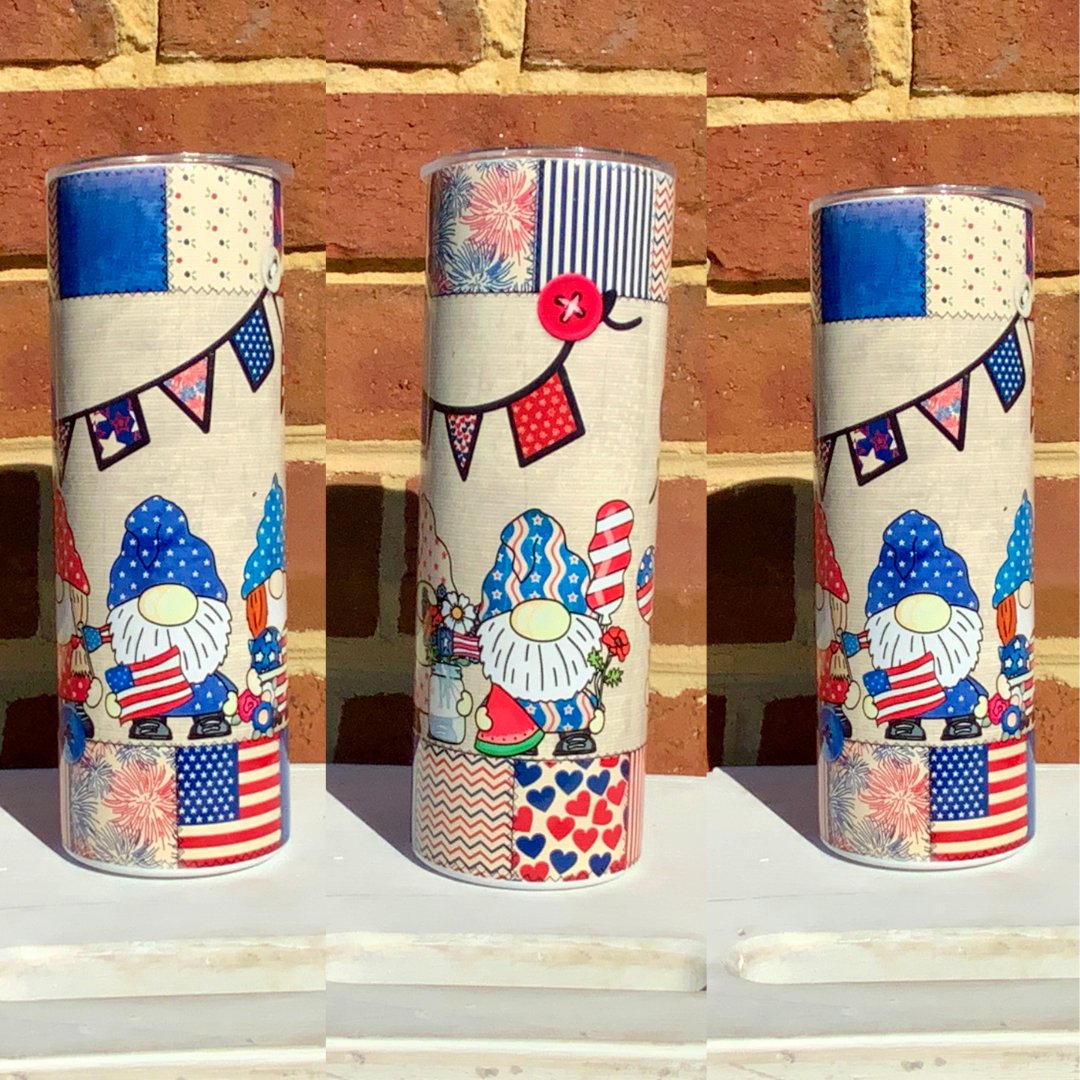 RTS - Patriotic Gnome Tumbler