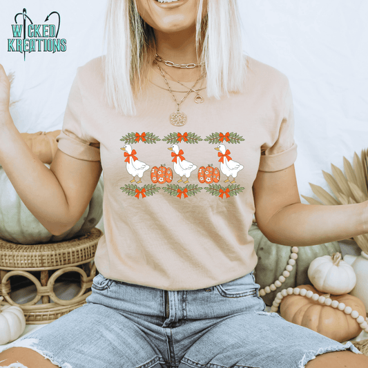 Silly Goose Pumpkin Patch T-Shirt