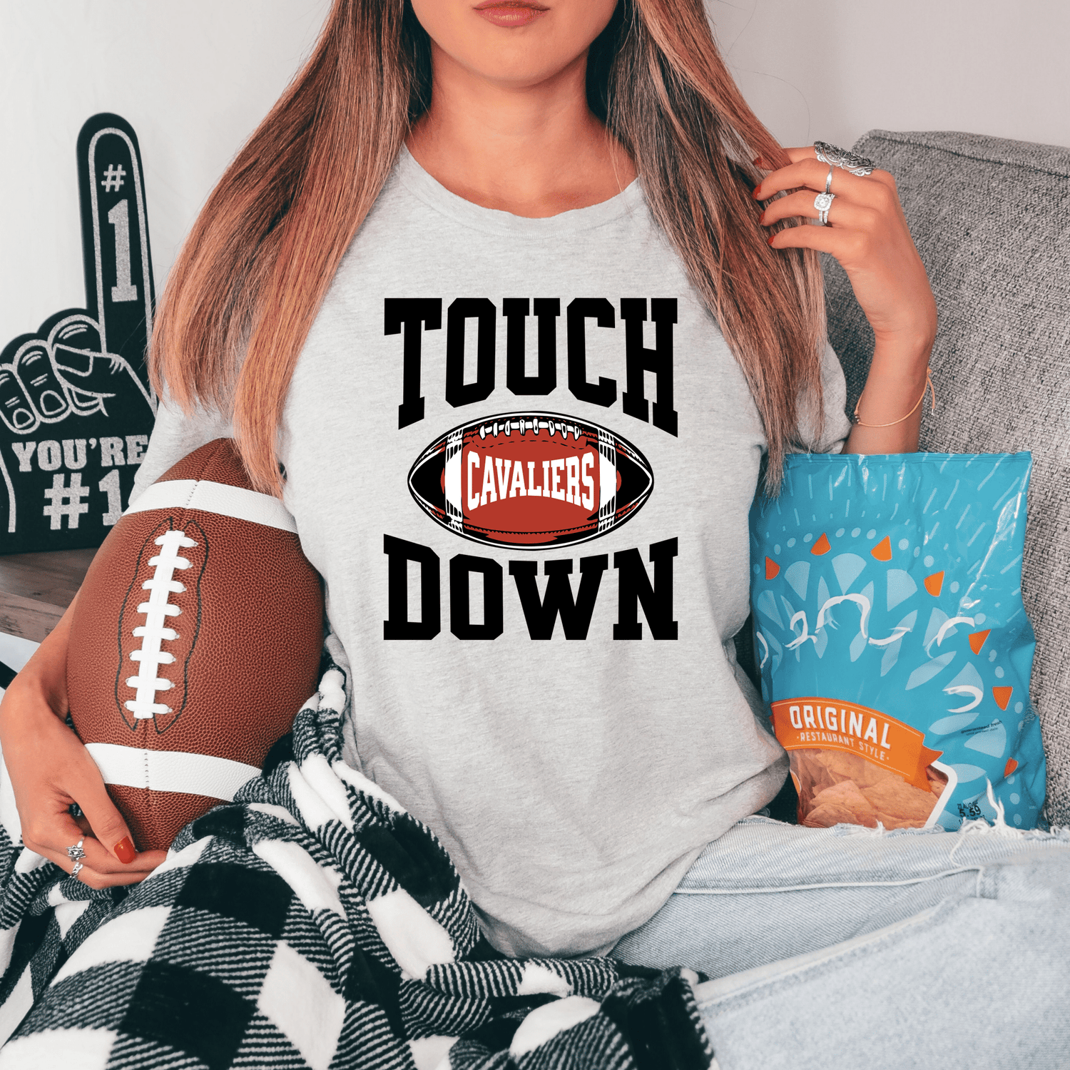 Touch Down Cavaliers T-Shirt