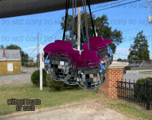 Cowboy Disco Car Charm